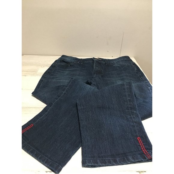 Nine West Vintage America Collection Vintage BoHo capri jeans size 8/29 - Picture 2 of 8